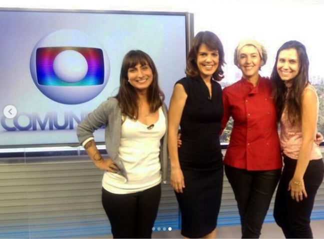 Montagem mesa de natal programa Globo Comunidade-2017